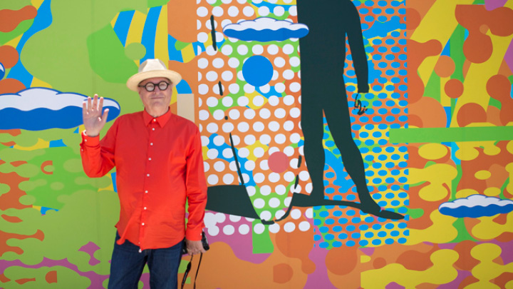 Artist, John Van Hamersveld, Unveils New Mural